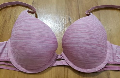 Sujetador Victoria's Secret Forma Perfecta 32A Convertible Con Aros Malla Rosa - Imagen 2 de 6