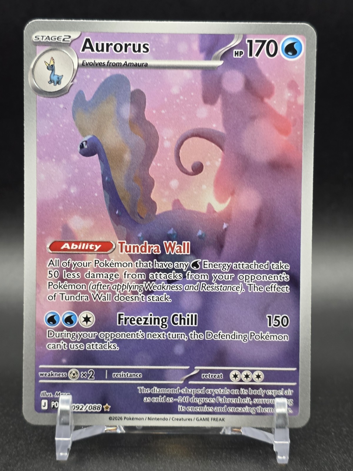 Aurorus 092/088 Illustration Rare Holo Perfect Order 2025