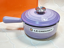 Le Creuset 1.5 Qt 18cm Saucepan Bluebell Purple Provence Cast Iron  / 3-Day