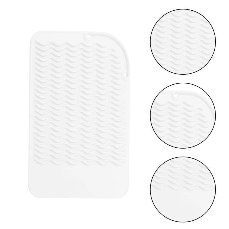 Heat Resistant Mat Multipurpose Portable Flat Iron Holder Curling Iron Holder - Image 4 of 4