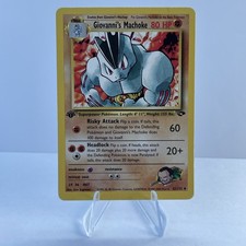 Giovanni's Machoke 42/132 Gym Challenge Regular on eBay