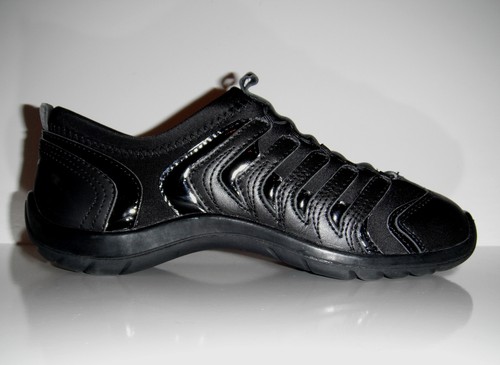 $115 New Capezio Snakespine Dance/Trainers Black Sneaker Shoe sz 6 - 第 1/7 張圖片