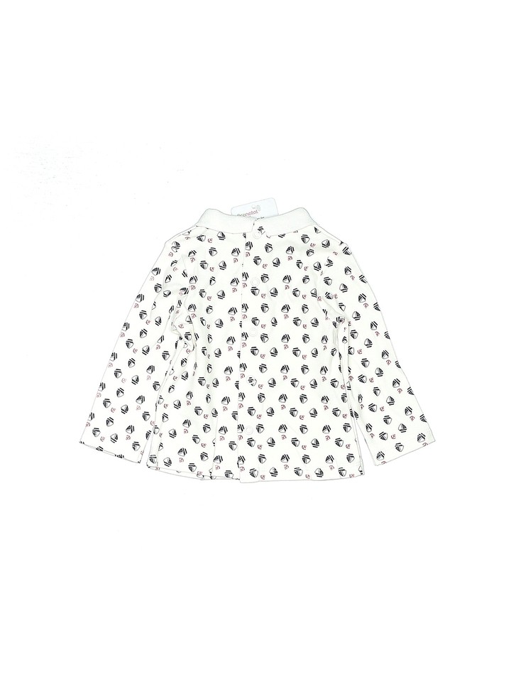 NWT Prenatal Girls White Long Sleeve Top 36 Months eBay