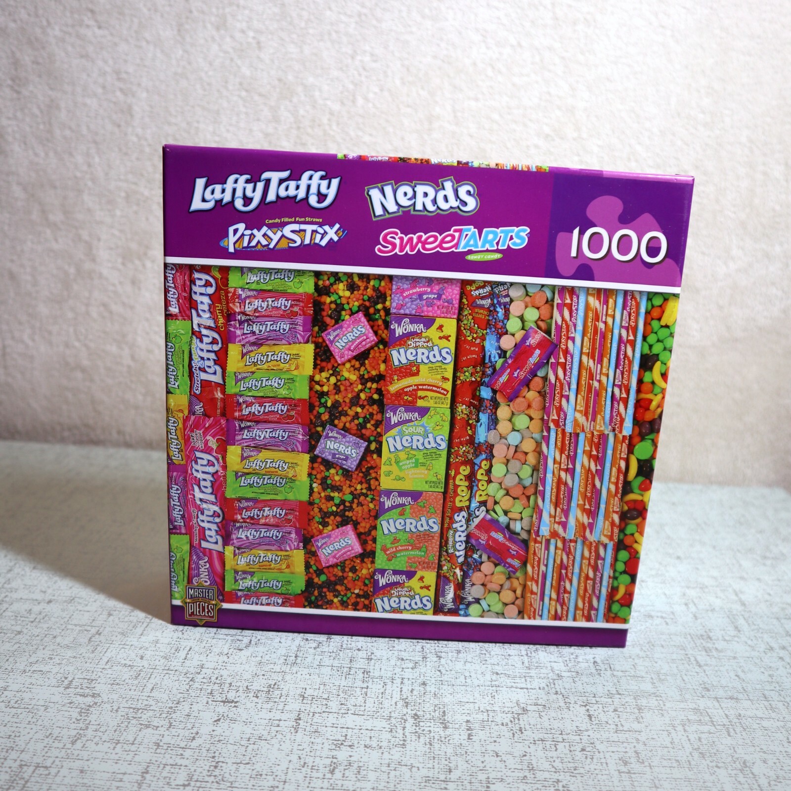 MasterPieces Wonka Candies 1000 Piece Jigsaw Puzzle Laffy Taffy Pixy Stix  Nerds for sale online | eBay