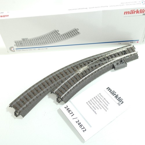 Märklin H0 24671 Bogenweichen links 360 mm 30° in OVP RF9778 | eBay