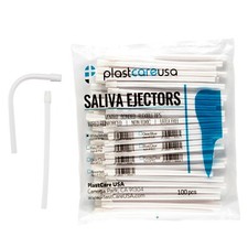500 Saliva Ejectors Ejector White Dental Disposable Suction Tips 5 Bags 
