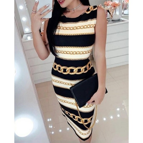 Vestidos De Rayas Moda Para Mujer Cortos De Fiesta Elegantes Casuales New  2022 | eBay