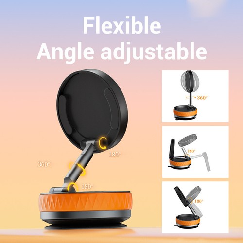 Support de téléphone magnétique pour aspirateur en alliage de zinc monté sur voiture pour voiture/gym/miroir - Photo 2 sur 23