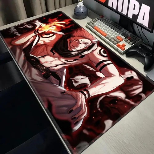 Anime Jujutsu Kaisen Keyboard & Mouse Pad – 700x300mm Non-Slip Gaming Desk Mat - Picture 18 of 26