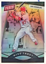 Mike Trout 2017 Panini The National VIP Party SILVER Prizm Refractor #62 ANGELS