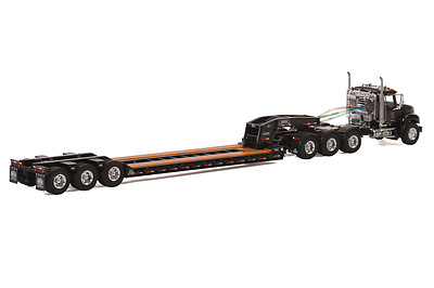 Mack Granite Truck w/ 3 Axle Rogers Lowboy Trailer 