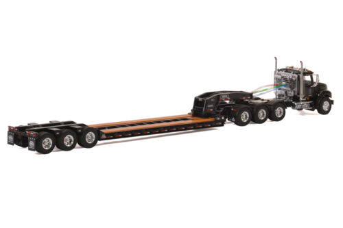 Mack Granite Truck w/ 3 Axle Rogers Lowboy Trailer "BLACK" - 1/50 - WSI #33-2011 - Picture 2 of 3