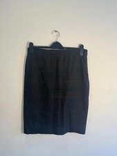Moschino Cheap and Chic Grey Checkered Skirt