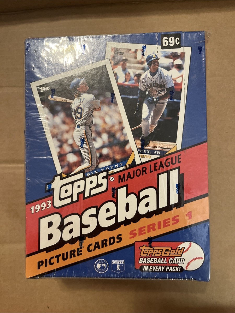 topps Baseball CARDS 1993年　未開封 1993 Topps Series 1 MLB Baseball Factory Sealed Box | eBay