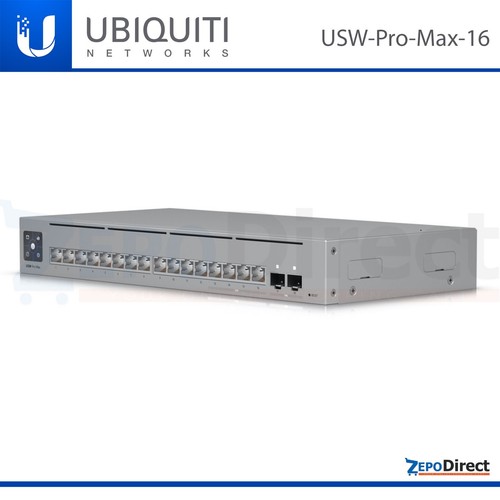 Conmutador Ubiquiti Networks UniFi Managed L3 16 puertos SFP+ ETC-Pro-Max-16 (NO PoE) - Imagen 2 de 8