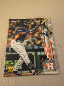 2020 Topps Update Yordan Alvarez #U-300 Rookie Debut Gold Cup Houston Astros
