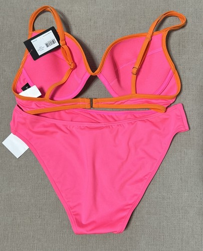NWT! Kate Spade Large Radiant Pink & Orange Bikini Bathing Suit 2024 MSRP $148 - Picture 8 of 8