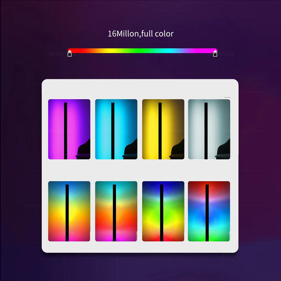 Outdoor Wall Lamp RGB IP65 Waterproof Modern  Aluminum Patio Garden Wall Light - Image 4 of 4