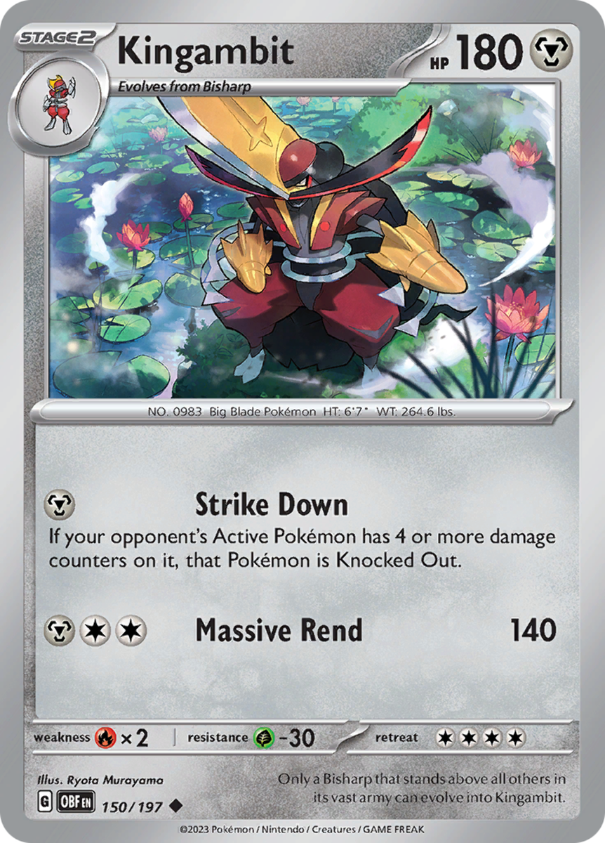ドドゲザン kingambit 英語版 psa10 Kingambit · Scarlet & Violet Promos (SVP) #130 ‹ PkmnCards