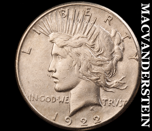 1922-S Peace Dollar - Scarce Better Date No Reserve #B9117