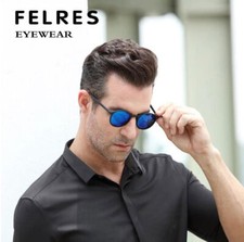 Lightweight Round Polarized Sunglasses For Men Women Retro Driving Glasses New