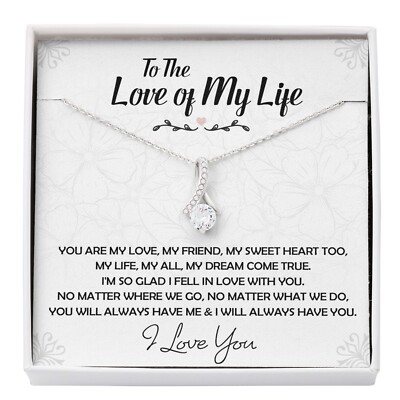 To The Love Of My Life Necklace, Future Wife, Girlfriend, Wife Gift