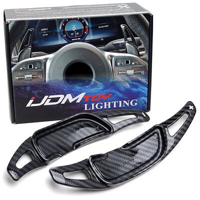 Twill-Weave ''Carbon'' Paddle Shifters For Mercedes AMG ONLY C E S G CLS 43 53 63