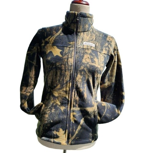 Columbia Boys Fleece Jacket Zing III Timberwolf Printed Size Youth XL Enfant TG - Picture 6 of 11