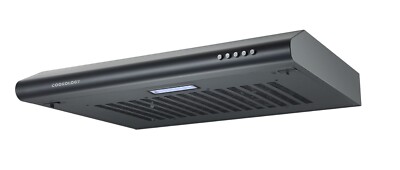 Cookology Visor Cooker Hood 60cm Kitchen Extractor Fan - Black ...