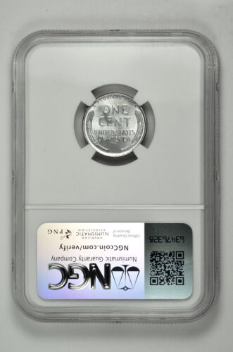 1943 P D S 1c Lincoln Steel Wheat Cent NGC MS 65 Three Coin Lot - Picture 3 of 5