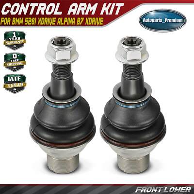2Pcs Front Lower Ball Joint Kit for BMW 528i xDrive 550i xDrive Alpina B7 xDrive