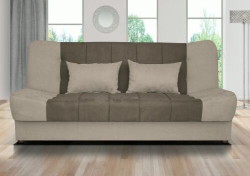 Sofa Bed Woven Fabric With Storage CLICK CLACK (Wave Spring) - Picture 21 of 31