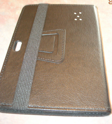  UZZO PU Leather Folio Stand Protection Carrying Case Cover 7 '' Device ( Black)