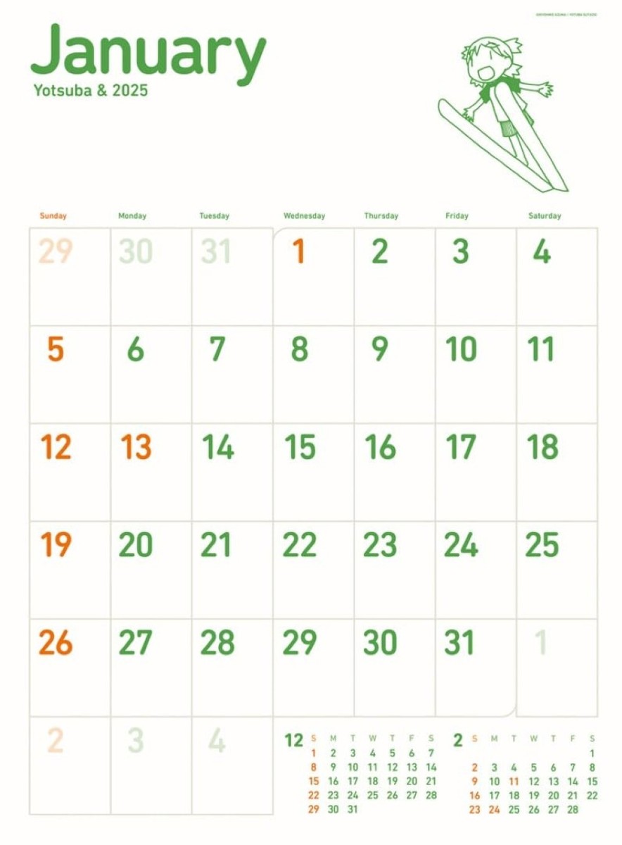 pre-19-octber-wall-calendar-2025-yotsuba-to-japan-manga-cl25-0090-hagoromo-ebay