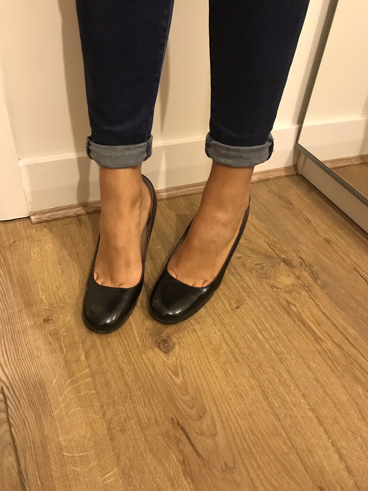 clarks chorus jazz black patent