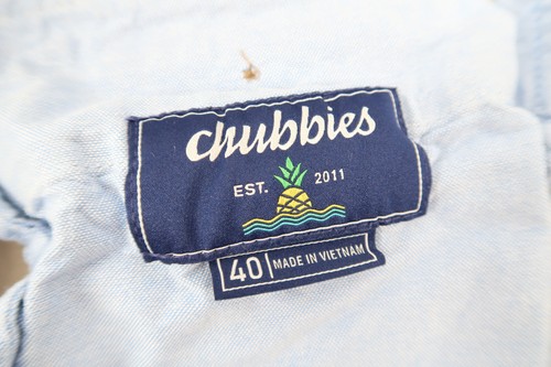 Chubbies Mens 40 The Khakinators Originals Beige Khaki 7" Stretch Shorts - Picture 2 of 9