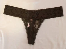 Victoria's Secret Thong Olive Green Large