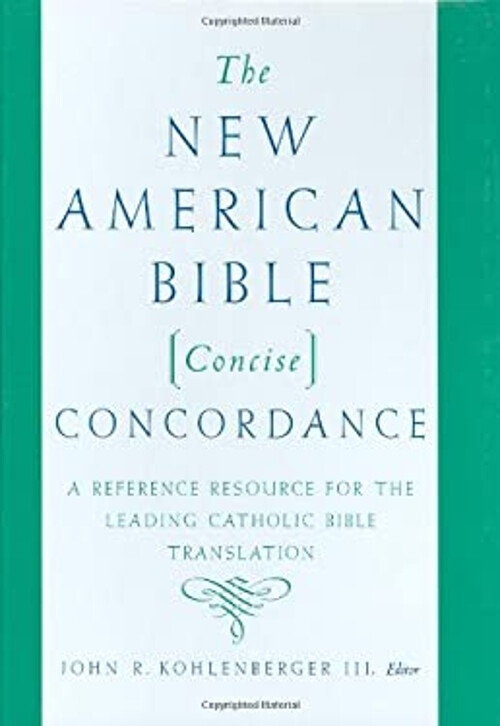 The New American Bible Concise Concordance Hardcover