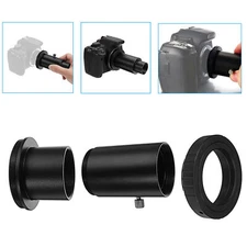 SLR&DSLR Camera Adapter T-Ring+1.25" Telescope Mount Adapter+Extension Tube