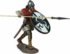 Algar - Saxon Defending with Spear - W. Britain's 62136 Toy Soldier Miniature