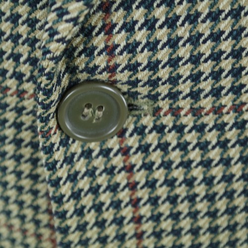 Men Houndstooth Tweed Jacket 44R US Size OLIVER DE BREUIL Wool Blazer Sport Coat - Picture 7 of 13