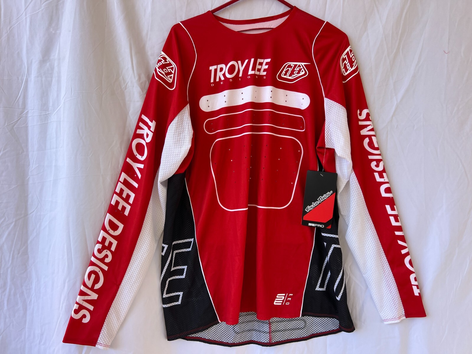 Troy Lee Designs TLD SE Pro Long Sleeve Bike Jersey Black/Re