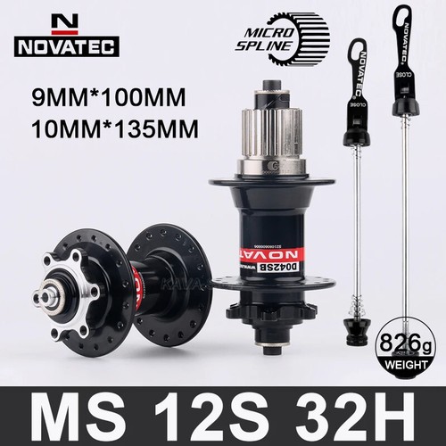 Novatec 32 Holes Micro Spline Hub MS MTB 12 Speed Quick Release Boost Hubs Bike - Picture 25 of 25