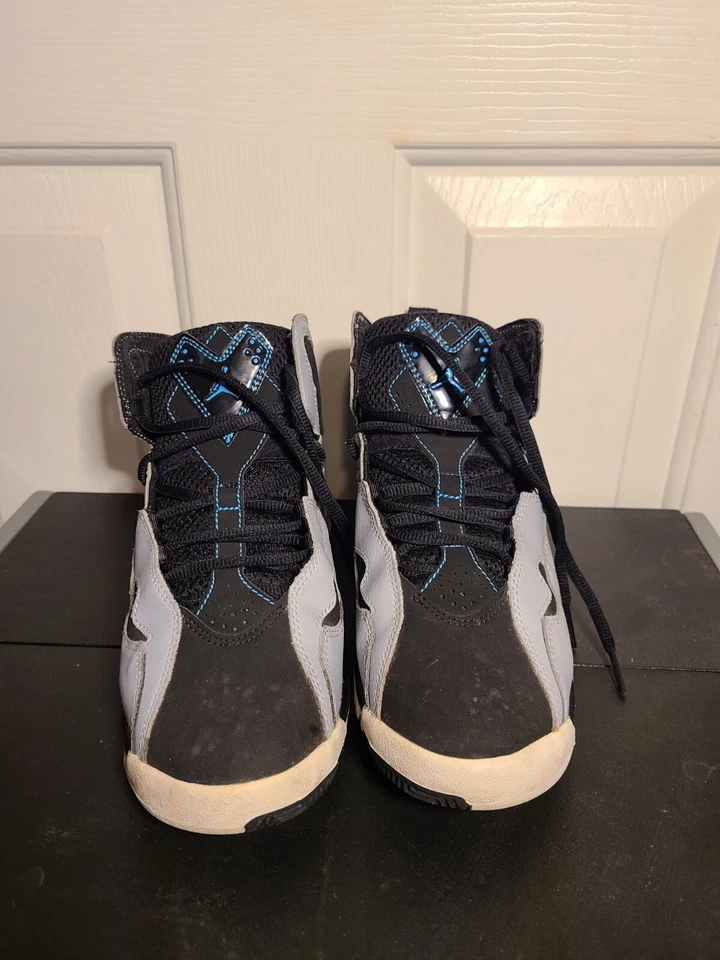 Nike Air Jordan True Flight 'Night Shade' Negro/Gris/Azul 343795-006 Juvenil 5 años Foto 4 de 4