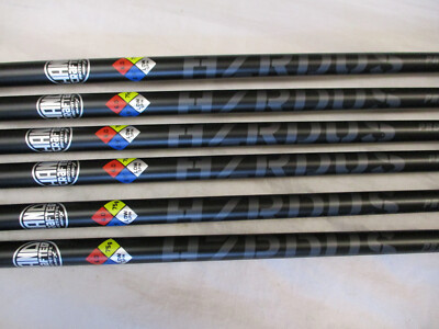 HZRDUS SMOKE BLACK Hand Crafted Prototype 75g STIFF FLEX DRIVER SHAFT & adapter