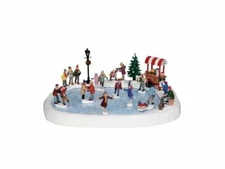 Lemax Christmas Village Skating Pond 8 Skaters 4.5V Adapter Accessory New