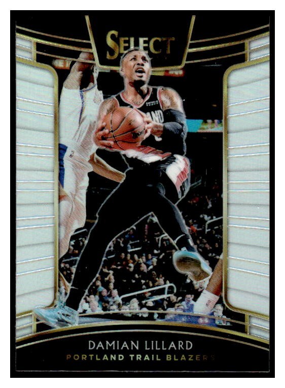 2018-19 Select Silver Prizm 43 Damian Lillard Portland Trail Blazers card