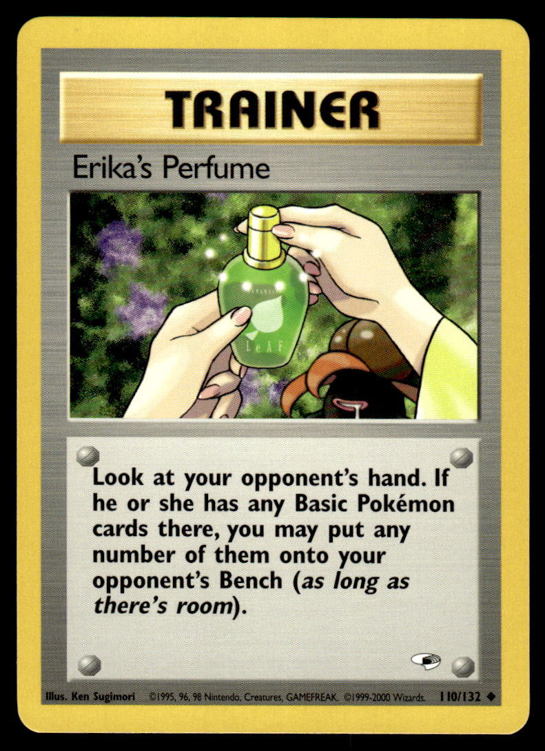 Pokemon TCG Gym Heroes #110/132 Erika's Perfume NM