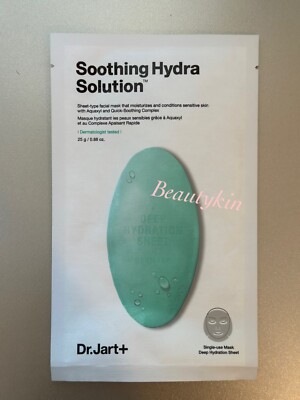 Dr. jart Soothing Hydra Solution mask sheet 1pcs