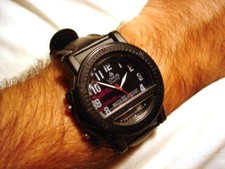 Lorus Chronograph Analog und Digital Riesengehäuse 42mm mit Alarm und Stoppuhr